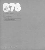 Biennale di Venezia 1978 cover