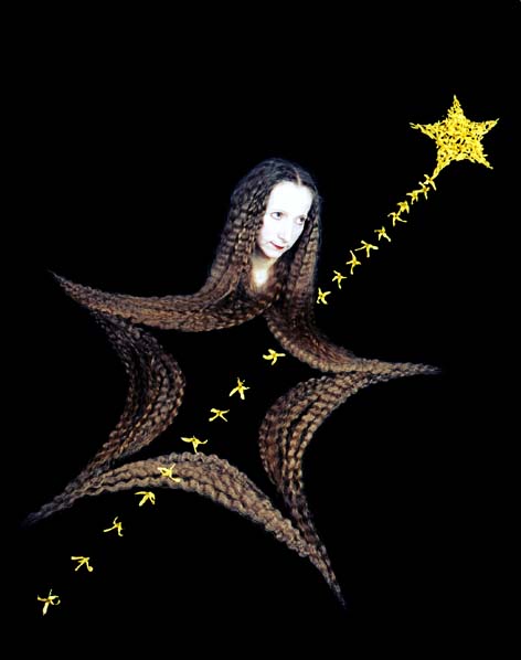 Gerlovina, Gerlovin "Falling Star" C-print