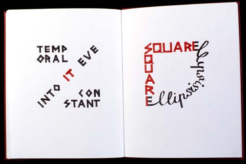 Rimma Gerlovina "Kniga-Book" visual poetry